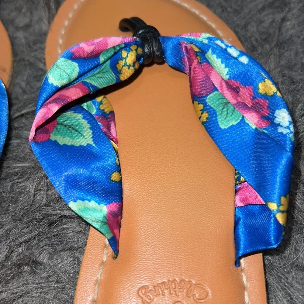 Girls flip flops , sandals, Matilda Jane Clothing brand, size 11.5